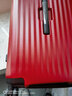 爱可乐（Echolac）超大容量拉杆箱时尚方形旅行箱TSA密码锁箱行李箱PC183K红色28吋 实拍图
