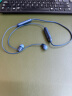 索尼（SONY）WI-C100 无线立体声 颈挂式 蓝牙耳机 IPX4防水防汗 约25小时长久续航 (WI-C200升级款) 蓝色 实拍图