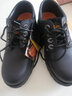 路伴工装鞋男士低帮系带牛皮英伦鞋休闲大头男士工作鞋户外休闲鞋 黑色 44 实拍图