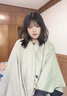 朗琦威尊民族风旅游大披肩女外搭双面仿羊毛围巾斗篷流苏空调房披风毯潮云 长须款 150*130cm 实拍图