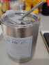拜杰304不锈钢咖啡杯双层冰霸杯保冷保温马克杯水杯随行杯带吸管400ML 实拍图