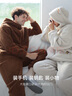 ubras虞书欣同款熊绒绒拉链家居服套装情侣加绒睡衣冬季女保暖 咖啡棕色 L 实拍图