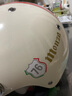 BEON摩托车头盔电动车3C认证男女四季儿童轻便半盔安全帽个性夏季透气 乳白红白绿/76号意大利 L 实拍图