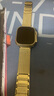 古美适用于苹果s11手表ultra2表带s10磁吸s9金属iwatch s8不锈钢防刮apple watch腕带ultra米兰尼斯 钛金色【编织磁吸款】 Ultra49/46/45/44/42mm 实拍图