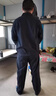 领灿 劳保工作服男装耐脏耐磨男士工服春秋工装套装工服长袖上衣定制 丝A518藏蓝 M /165【100-120斤】 套装 实拍图