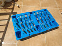 莱菀妲塑料叉车托盘地台防潮垫板卡板仓库货架物流托盘栈板隔板长方形 特厚款1*0.6米【全新料】六脚 实拍图