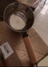 合兴利304不锈钢厨房水瓢水勺水漂水舀子可当奶锅汤锅家用大号盛水不锈钢多用途加厚长柄木柄煮方便面 左手款 （导流口在右）1500ml 单个 实拍图