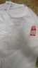 回力纯棉短袖男女款重磅精梳棉体恤宽松男装情侣t恤衣服夏季男士半袖 白色(h中国耀胸标) L /175(建议120斤-140斤左右) 实拍图