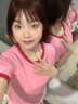 蝗裳一族女士T恤2024夏季新款韩版圆领简约百搭修身显瘦洋气上衣短袖t恤女 粉色 L 建议100-110斤 实拍图