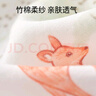 欧孕（OUYUN）婴儿睡袋儿童夏季薄款宝宝清凉竹棉纱布空调家居服睡衣睡裙新春季 花卉小鹿【前二后二】 110 cm 【推荐身高105-115cm】 实拍图