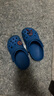 CROCS卡骆驰贝雅儿童洞洞鞋男女童户外包头沙滩鞋拖鞋/207013/207012 海蓝-456 26 (155mm) 实拍图