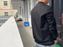 啄木鸟夹克男外套春秋季新款青年男士棒球服休闲衣服潮流男装茄克衫褂子 10916/206黑色常规 XL 实拍图