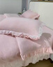 雅鹿冬季加厚牛奶绒四件套加绒保暖珊瑚绒被套法兰绒床单被罩床上用品 香香公主-玉色【加绒加厚】 1.8m 床单款 四件套-被套200*230cm 实拍图