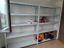 施尔福货架仓储家用置物架轻型加厚承重仓库库房展示架层架中型货物架子 2米高白色-五层-副架 【每层真实均载180KG】长150宽40=行业虚标6~1200KG 实拍图