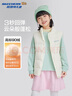 Skechers斯凯奇儿童羽绒服秋冬季男女童外套羽绒马甲L424K080/L425K029 棉花糖白/0074 140 cm 实拍图