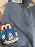 真维斯男童套装秋季新款儿童秋天卡通上衣中大童小男孩外穿薄款运动秋装 【薄款圆领】雾霾蓝（怪诞） 150 实拍图