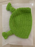 蒂潤石可爱保暖针织套头冷帽创意搞怪绿色痞幼帽怪物史莱克卡通帽子女冬 绿帽 均码（大小有要求的联系客服） 实拍图