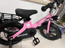 贝琦童儿童自行车男孩2-3-6-7-9岁5中大童小女孩脚踏单车宝宝童车 樱花粉一体轮+双碟刹后座版+京东专供 14寸适合身高(95-105)CM 实拍图