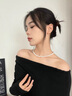 奥斯坦汀（outstanding）项链正圆送女生朋友老婆妈妈年轻款仿珍珠贝珠耳钉实用情人节礼物 单条约8mm（当/次日达） 贝珠 实拍图