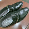 蜻蜓牌 皮鞋男士春秋商务休闲皮鞋子男韩版百搭皮鞋英伦时尚复古皮鞋男  黑色 40 实拍图