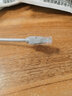 晶华 CAT5高速通用五类网线 原装网络连接线 带水晶头百兆网线 家装路由器通用跳线工程专用整箱网线 【纯铜】灰色 过福禄克测试 8米 实拍图