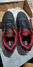 特步男鞋跑步鞋子男秋冬季皮面运动休闲鞋复古防滑耐磨旅游轻便慢跑鞋 黑红-720 43 实拍图