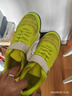 卡尔美（KELME）儿童足球鞋魔术贴免系带碎钉TF透气学生球鞋6873003 荧光绿 34 实拍图