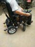 威之群1023电动轮椅老年人残疾人可折叠智能全自动带坐便器可躺式家用越野型老人电动车 黑色车架+52A电池+手动后躺+后轮减震 320W电机*2 实拍图