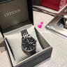 西铁城（CITIZEN）手表男自动机械表时尚休闲简约防水钢带商务腕表情人节礼物送男友 NH8350-59EB 魅黑钢带 实拍图