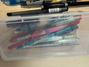 超大铅笔收纳盒桌面文具素描透明笔盒大容量彩铅蜡笔画笔笔筒水彩笔盒子铅笔袋简约收纳用杂物箱工具套装 5个【中号】 实拍图