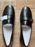 星期六（St&Sat）女鞋英伦风乐福鞋金属扣圆头低跟舒适通勤单鞋 黑色 38 晒单实拍图