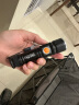 沃尔森（WARSUN） 515 LED超亮远射迷你强光手电筒可充电户外照明防水家用超小袖珍微型式 黑色标准版 实拍图
