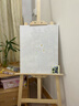 自油自画数字油画diy风景花卉减压手绘油画客厅装饰画儿童diy手工油画挂画 换购 文艺木质画架 绘画套装 实拍图