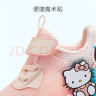 HELLOKITTY童鞋女童运动鞋夏季单网透气灯鞋宝宝带灯酷炫发光跑鞋6874粉色24 实拍图