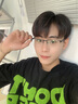 DRATRA近视眼镜半框架男士防蓝光辐射光学镜架可配度数散光变色镜片商务 实拍图