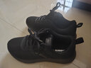安踏女鞋运动鞋秋冬新款皮面防泼水跑步鞋轻便防滑休闲鞋学生妈妈鞋子 【透气网面】黑-7 37.5 实拍图