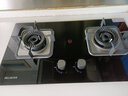 美菱JZT-MZ-348B燃气灶4.8kw大火力台嵌两用钢化玻璃家用双眼灶具 348B天然气灶4.8kw台嵌两用 实拍图