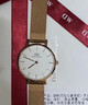 丹尼尔惠灵顿（DanielWellington）dw手表女 简约时尚欧美腕表石英女士手表 生日礼物送女友 28mm女表-黑盘气质DW245 实拍图