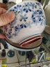 光峰 日本进口小蓝芽陶瓷米饭碗汤碗泡面碗复古碗日式家用餐具釉下彩 16*8cm 加大号碗 6.3英寸 实拍图