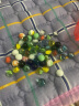 打弹珠彩色七彩漂亮透明纯色夹玻璃珠子16mm童年溜溜球幼儿园玩具 随机混60颗+高档束口袋 实拍图
