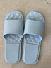 洁丽雅折叠旅行拖鞋女夏便携式浴室洗澡防滑游泳酒店出差一次性凉拖鞋男 浅蓝色 【2.0升级款｜便携防水收纳袋】 39 -41(标准码) 实拍图