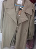紫涵（ZIHAN）紫涵双排扣中长款风衣女H型简约通勤气质大衣金属扣 米色 M 实拍图
