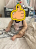 ibaby童毯婴儿睡毯 新生儿盖毯双面可用 银灰色-豆豆毯（100cm*80cm） 实拍图
