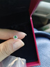 东方翡翠精致小众百搭S925银镶帝王绿翡翠耳饰耳钉女 生日礼物送老婆妈妈 实拍图