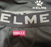 卡尔美（KELME） 儿童紧身衣男女童透气长袖弹力打底衫足球训练服紧身裤健身套装 黑色【薄绒加厚-中间LOGO】 150 CM 实拍图