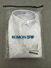 罗蒙（ROMON）商务职业正装男士白衬衫加绒加厚工装男装长袖衬衣男白色M 实拍图