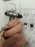 ESSONIO意大利品牌有线耳机入耳式高音质K歌直播录音唱歌游戏专用华为三星苹果电脑圆孔通用带麦克风      时尚黑【 Lightning 苹果接口】 实拍图