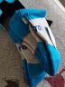 悠途（UTO） UTO悠途 男女运动马拉松跑步骑行越野袜中筒速干防臭袜子2双装 女款灰蓝色 女 S（35-37） 实拍图