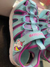 Skechers斯凯奇夏季童鞋女童凉鞋包头护脚透气魔术贴沙滩鞋公主鞋302721L 实拍图