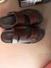 蜻蜓牌男士皮鞋沙滩鞋凉鞋凉拖男休闲透气防水防滑透气特大码外穿拖鞋子 棕色 38 实拍图